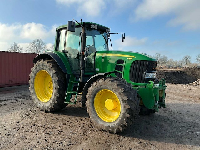 John deere 7530 4 wheel drive tractor 2008 - afbeelding 21 van  21