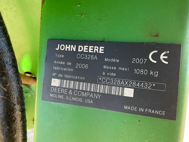 John deere cc328a maaier/kneuzer - afbeelding 8 van  8