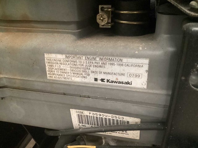 John deere f 725 zitmaaier - afbeelding 1 van  12