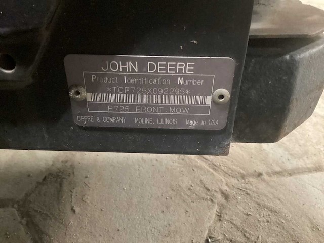 John deere f 725 zitmaaier - afbeelding 5 van  12