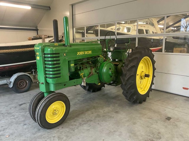 John deere g oldtimer tractor - afbeelding 1 van  17