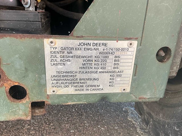 John deere gator 6x4 diesel - afbeelding 15 van  24