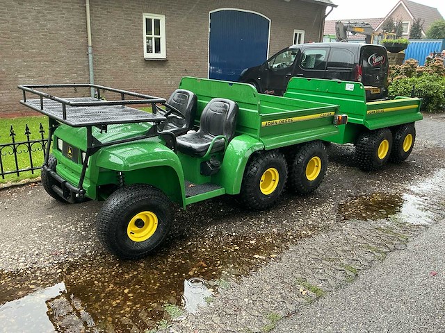 John deere gator 6x4 utv met aanhangwagen - afbeelding 1 van  27