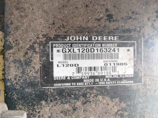 John deere l120 zitmaaier - afbeelding 4 van  12