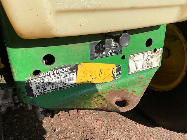 John deere lt166 zitmaaier - afbeelding 10 van  20