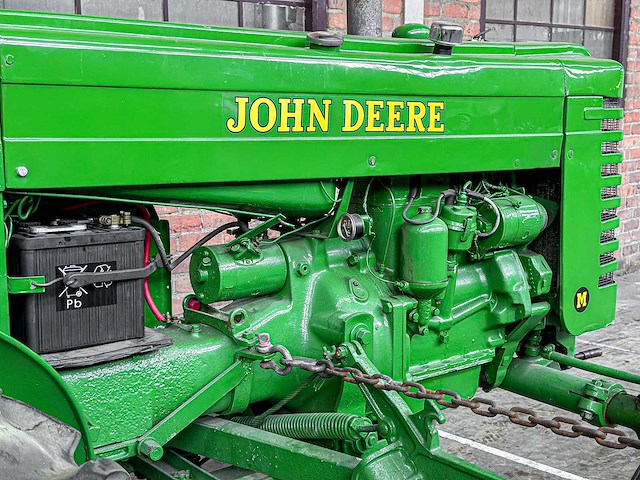 John deere model m 2-cilinder 20pk 1952 trekker olditmer - afbeelding 20 van  40
