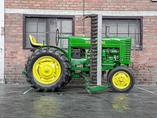 John deere model m 2-cilinder 20pk 1952 trekker oldtimer - afbeelding 9 van  40