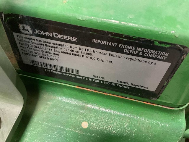 John deere powertech 6,8 liter dieselmotor - afbeelding 4 van  11
