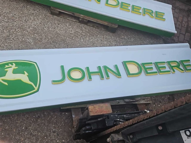 John-deere reclame bak verlichting reclamebord - afbeelding 1 van  3