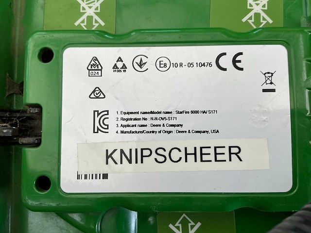 John deere starfire 6000 gps bol - afbeelding 4 van  5