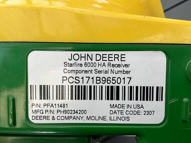 John deere starfire 6000 gps bol - afbeelding 5 van  5