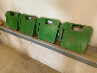 John deere wf1 tractor frontgewichten (4x) - afbeelding 1 van  10