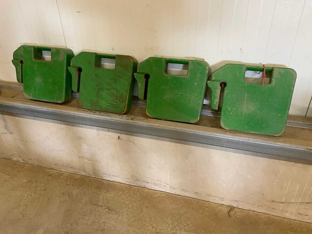 John deere wf1 tractor frontgewichten (4x) - afbeelding 3 van  10