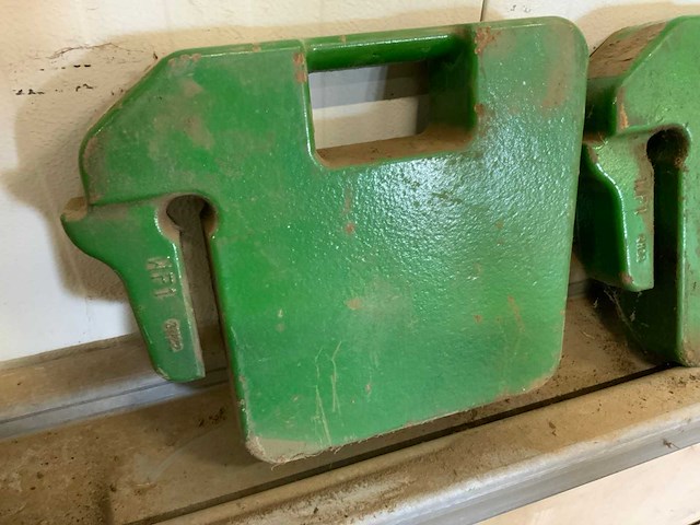 John deere wf1 tractor frontgewichten (4x) - afbeelding 1 van  8