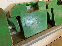 John deere wf1 tractor frontgewichten (4x) - afbeelding 7 van  8