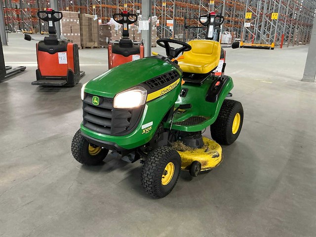 John deere x105 grasmaaier - afbeelding 1 van  20