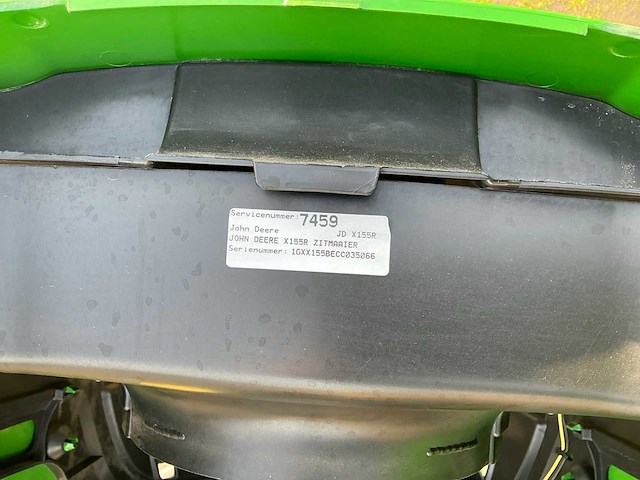 John deere x155r grasmaaier - afbeelding 10 van  22