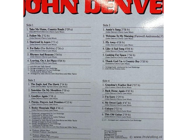 John denver - afbeelding 4 van  5