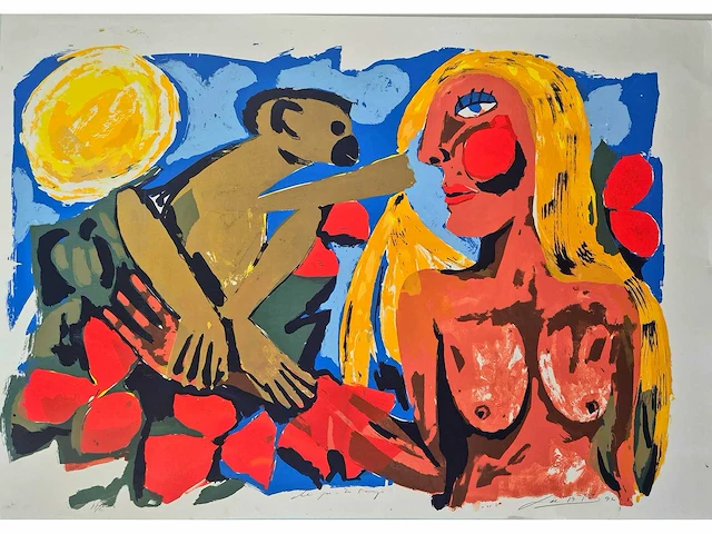 John lie a fo - zeefdruk - 70 x 100 - afbeelding 1 van  4