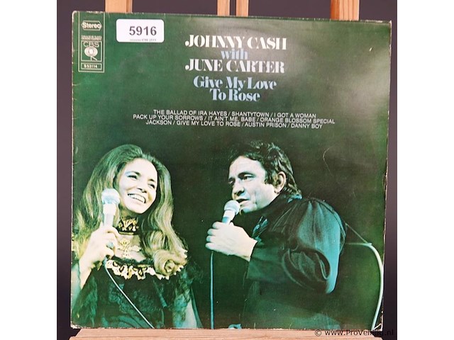 Johnny cash met june carter - afbeelding 1 van  5