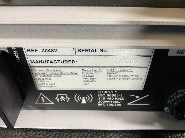 Johnson en johnson medical bv versapoint elektrochirurgie-apparatuur (2x) - afbeelding 6 van  6