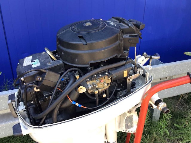 Johnson high trust 9.9 buitenboordmotor incl. bediening - afbeelding 3 van  3