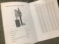 Johnson js-160 diamantboormachine met boorstatief - afbeelding 4 van  6