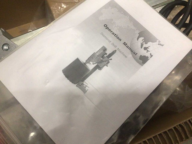 Johnson js-160 diamantboormachine met boorstatief - afbeelding 9 van  11