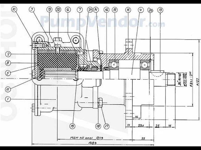 Johnson pump f8b-903 bronze impeller cooling water pump - afbeelding 5 van  5