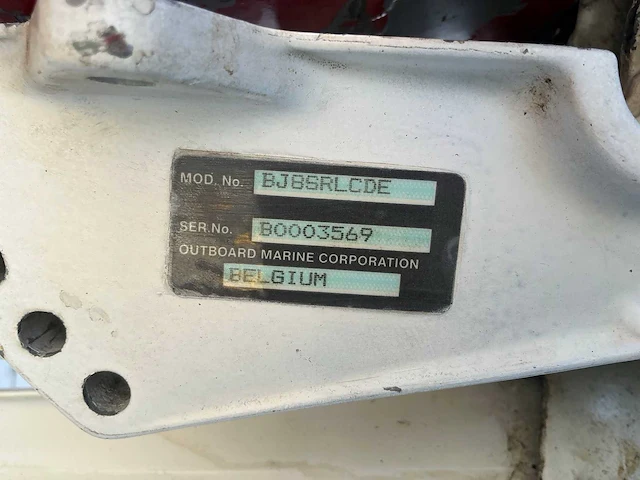 Johnson sailmaster 8 extra langstaart buitenboordmotor - afbeelding 5 van  5