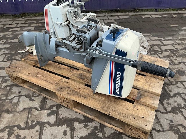 Johnson/evinrude buitenboordmotor (2x) - afbeelding 2 van  7