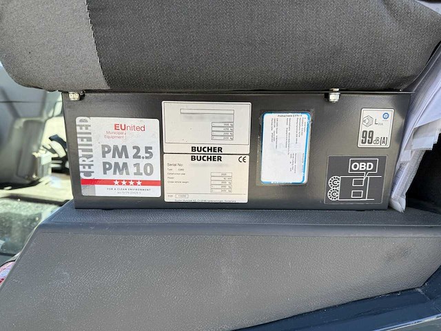 Johnston c202 - 2020 - compacte veegmachine - straatveegmachine - afbeelding 8 van  25