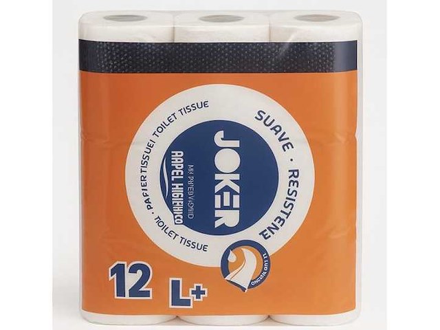 Joker - toiletpapier 100% cellulose - pallet papierrol - afbeelding 1 van  7