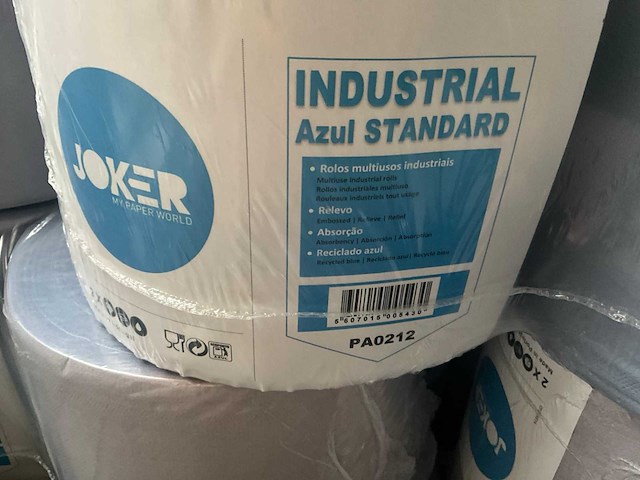 Joker azul standard - industrieel poetspapier - papierrol (24x) - afbeelding 4 van  6