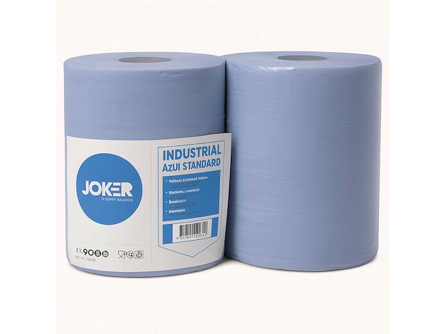 Joker azul standard - industrieel poetspapier - papierrol (24x) - afbeelding 1 van  7