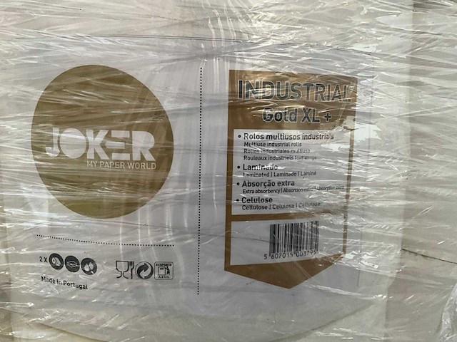 Joker gold + - industrieel poetspapier - papierrol (16x) - afbeelding 2 van  5