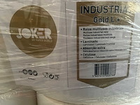 Joker gold + - industrieel poetspapier - papierrol (8x) - afbeelding 2 van  4