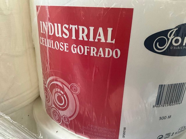 Joker industrial cellulose gofrado - industrieel poetspapier - papierrol (24x) - afbeelding 5 van  7