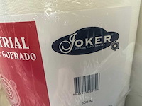 Joker industrial cellulose gofrado - industrieel poetspapier - papierrol (72x) - afbeelding 6 van  7