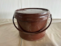 Jokey jet 30p kunststof emmer bruin (3 liter) (6080x) - afbeelding 2 van  9
