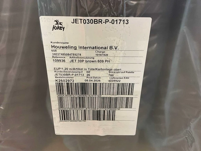 Jokey jet 30p kunststof emmer bruin (3 liter) (6080x) - afbeelding 9 van  9
