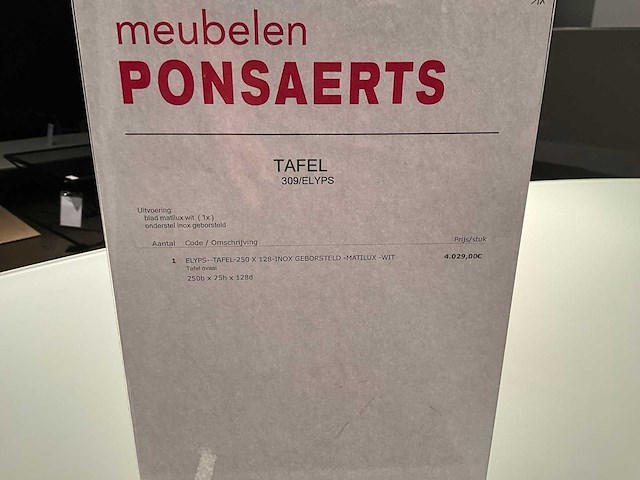 Joli elyps ovale eetkamertafel - afbeelding 8 van  8