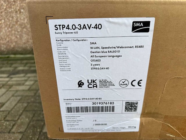 Jolywood - set van 10 zonnepanelen (455 wp) - sma 4kw omvormer - afbeelding 6 van  7