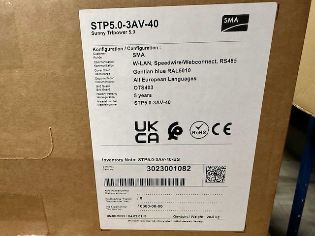 Jolywood - set van 16 zonnepanelen (455 wp) - sma 5kw omvormer - afbeelding 6 van  7