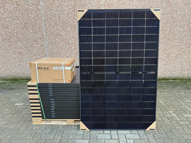 Jolywood - set van 20 zonnepanelen (455 wp) - solax 8 kw omvormer - afbeelding 1 van  8
