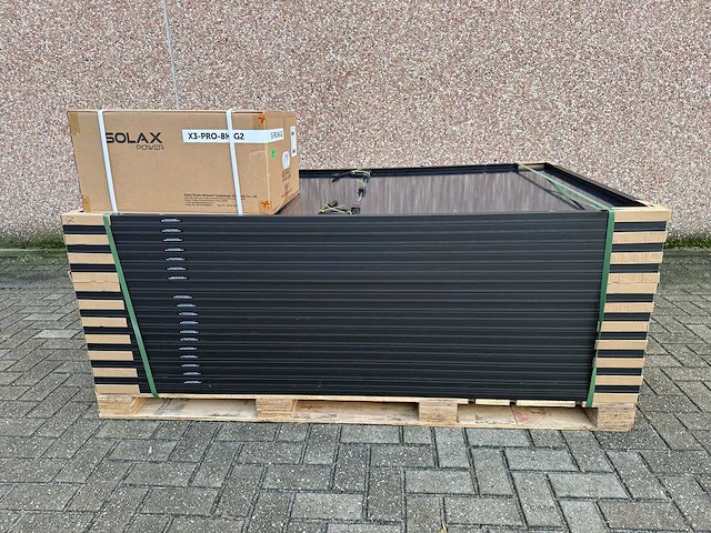 Jolywood - set van 20 zonnepanelen (455 wp) - solax 8 kw omvormer - afbeelding 1 van  5