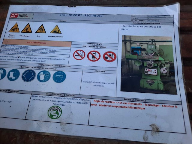 Jones - shipman - 540 - vlakslijpmachine 6"x18" - afbeelding 14 van  21