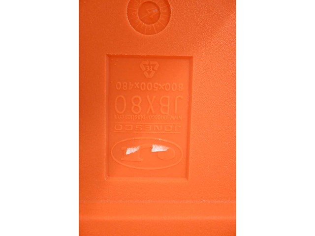 Jonesco jbx 80 mobiele kunststof veiligheids werkplaatskist met inhoud veiligheidspreventie middelen - afbeelding 5 van  8