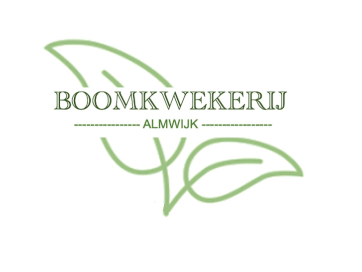 Jonge bomen van boomkwekerij almwijk
