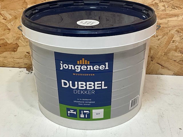 Jongeneel muurverf 10l wit voor binnen (2x) - afbeelding 2 van  5